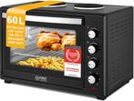 Mini oven - Vrijstaand - 60 Liter - 3400W - Zwart - TZS, Witgoed en Apparatuur, Verzenden, Zo goed als nieuw