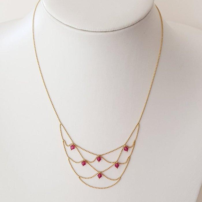 Halsketting - 18 karaat Geel goud, Sieraden, Tassen en Uiterlijk, Kettingen