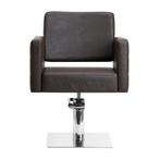 Gabbiano Ankara Kappersstoel Bruin – Luxe Eco-Lederen, Ophalen of Verzenden, Nieuw