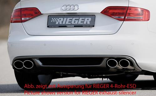Rieger diffuser | A4 (B8/B81): 11.07-12.11 (tot Facelift) -, Auto-onderdelen, Carrosserie en Plaatwerk, Nieuw, Audi, Verzenden