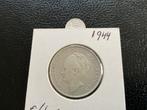 Nederland. Wilhelmina. 1 Gulden 1944 P (zeldzaam) (Zonder, Postzegels en Munten, Munten | Nederland