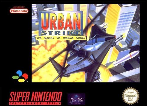 Urban Strike The Sequel to Jungle Strike-Standaard (SNES), Spelcomputers en Games, Games | Nintendo Super NES, Zo goed als nieuw