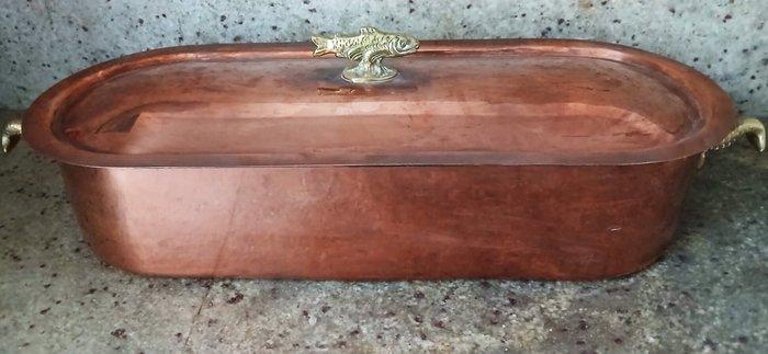 wagner - Pot (3) - Saumonière - Koper, Messing, Tin, Antiek en Kunst, Antiek | Keukenbenodigdheden