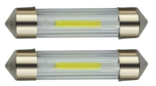 C5W autolamp 2 stuks | LED festoon 39mm | COB daglichtwit 65, Huis en Inrichting, Lampen | Overige, Nieuw, Verzenden