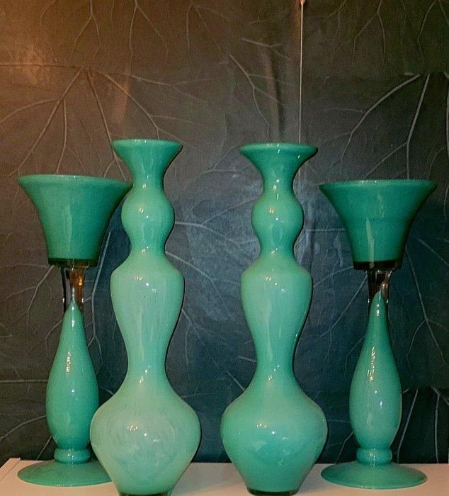 Vaas (4) - Opaline glas, Antiek en Kunst, Kunst | Designobjecten