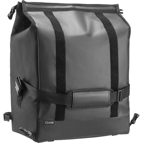 Clarijs frontbag premium 61L zwart, Fietsen en Brommers, Fietsaccessoires | Fietstassen, Nieuw, Verzenden