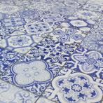 Wandtegel 20x20 zaragon mat blauw mix decor wandtegel, Doe-het-zelf en Verbouw, Tegels, Ophalen of Verzenden, Nieuw, 10 m² of meer