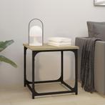 vidaXL Salontafel 40x40x40 cm bewerkt hout sonoma, Minder dan 50 cm, 50 tot 100 cm, Verzenden, Nieuw