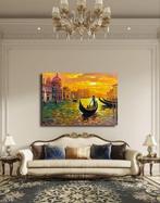 Jarol (XX-XXI) - “Atardecer dorado en Venecia”, Antiek en Kunst