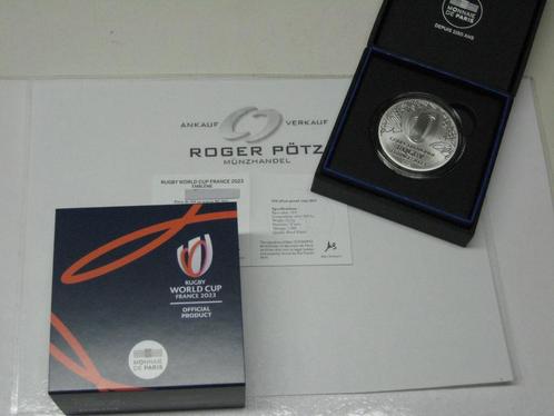 Frankreich 10 Euro 2022 zilver Rugby World Cup Emblem zilver, Postzegels en Munten, Munten | Europa | Euromunten, Verzenden