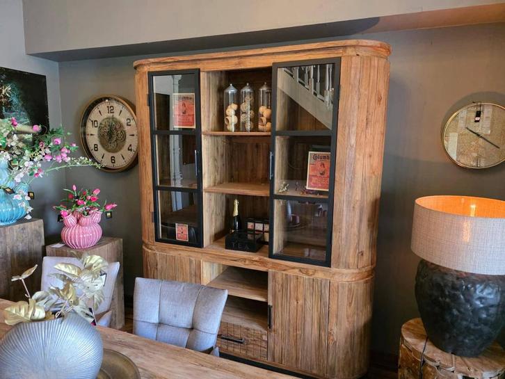 Buffetkast El Paso - 180 cm - gerecycled Teak, Huis en Inrichting, Kasten | Overige