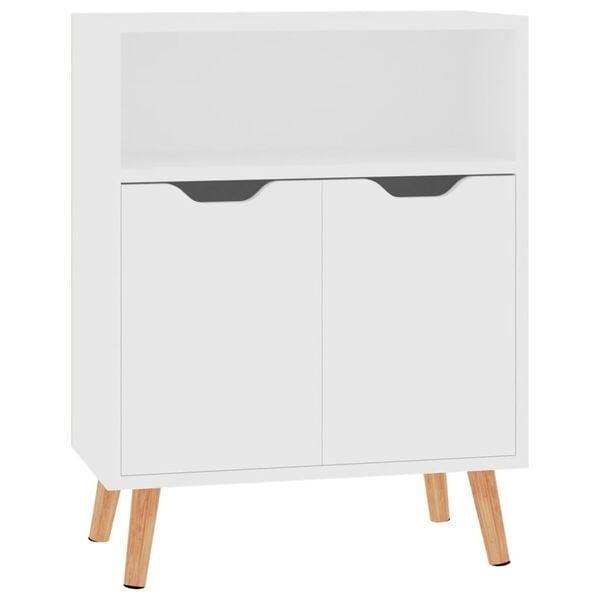 Dressoir Wit | B-keuze | Scherpe Prijs, Huis en Inrichting, Kasten | Dressoirs, 50 tot 100 cm, 25 tot 50 cm, Met plank(en), Nieuw