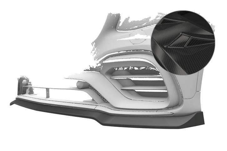 Cup spoiler lip voor Mercedes Benz GLC X253 / C253 CSL896-C, Auto-onderdelen, Carrosserie en Plaatwerk, Nieuw, Verzenden