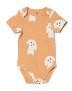 HEMA Baby romper met stretch honden bruin, Verzenden, Nieuw