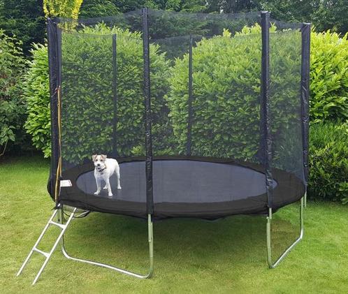 Veilige trampoline 305 cm met net en ladder - Geschikt vo..., Kinderen en Baby's, Speelgoed | Buiten | Trampolines, Nieuw, Ophalen of Verzenden