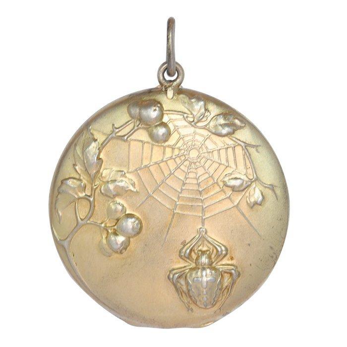 Zonder Minimumprijs - Hanger Goud gevuld - Antiek 1900 Art, Sieraden, Tassen en Uiterlijk, Antieke sieraden