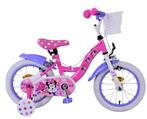 Disney Minnie Kinderfiets - Meisjes - 14 inch - Roze - Twee, Verzenden, Nieuw, 14 inch of minder