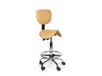 Zadelkruk Rugleuning Beige - Standaard + Voetsteun, Huis en Inrichting, Nieuw