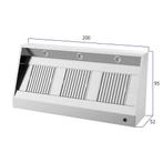 HCB Afzuigkap - schuin model - met motor - 200 cm - 230V -, Verzenden, Nieuw in verpakking, Overige typen