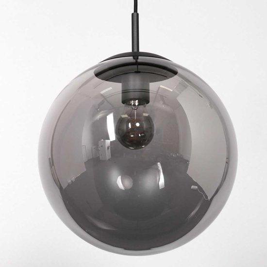 2dekans | Steinhauer - hanglamp - Bollique - zwart - glas, Huis en Inrichting, Lampen | Hanglampen, Zo goed als nieuw, Ophalen of Verzenden