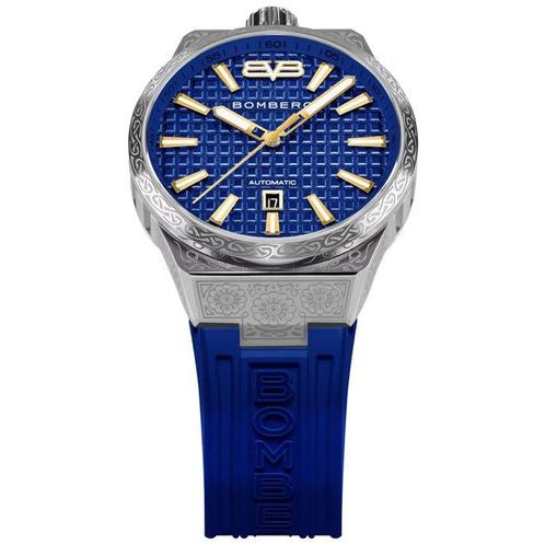 Bomberg - Majestic Blue Automatic - BF43ASS.12-7.12 - Heren, Sieraden, Tassen en Uiterlijk, Horloges | Heren