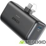 Anker Nano 5000 mAh Mini Powerbank Zwart, Verzenden, Nieuw, Anker