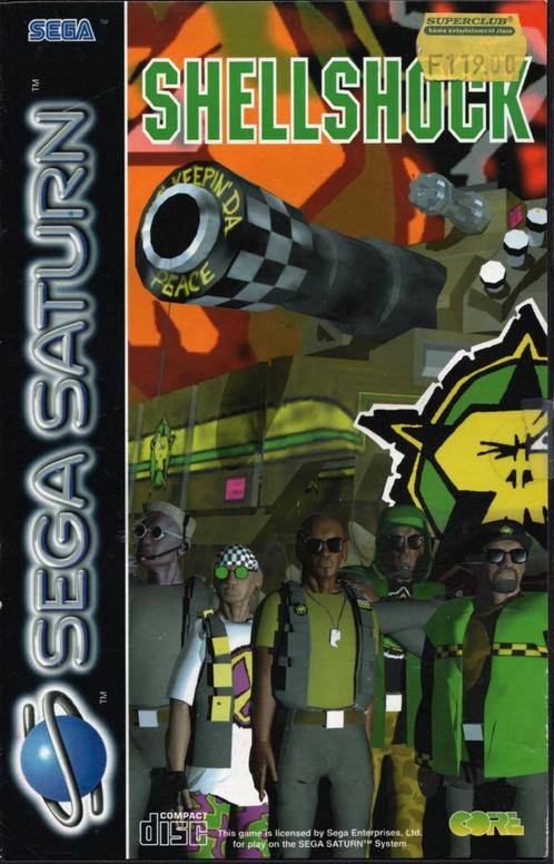 Sega Saturn ShellShock (In doos), Spelcomputers en Games, Spelcomputers | Sega, Zo goed als nieuw, Verzenden