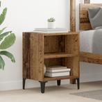 vidaXL Nachtkastje Oud Hout 40x30x50 cm Gefabriceerd Hout, Minder dan 45 cm, Nieuw, Minder dan 55 cm, Verzenden