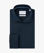 2dekans | Michaelis slim fit heren overhemd - dobby - groen, Ophalen of Verzenden, Zo goed als nieuw, Groen, Michaelis