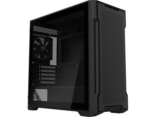 GIGABYTE C102 GLASS Midi Tower Zwart, Audio, Tv en Foto, Televisies, Zo goed als nieuw, Verzenden