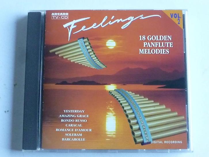 Feelings - 18 Golden Panflute Melodies, Cd's en Dvd's, Cd's | Klassiek, Zo goed als nieuw, Verzenden