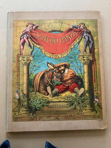 Prentenboek - Sancho Panza als Goeverneur - 1879 - zeldzaam beschikbaar voor biedingen