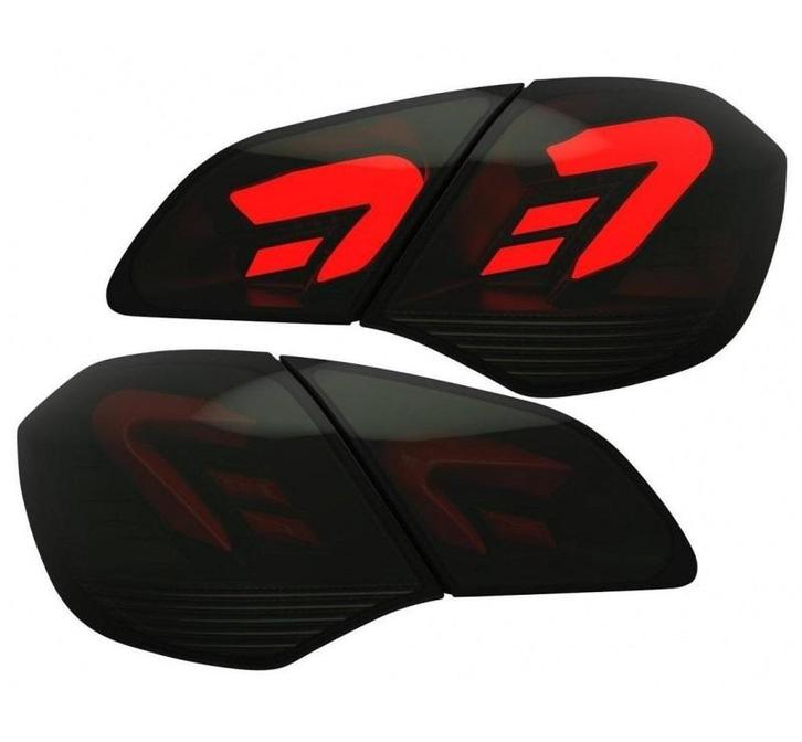 Achterlichten led Opel Astra J 09-15 Zwart/Smoke, Auto-onderdelen, Overige Auto-onderdelen, Ophalen of Verzenden