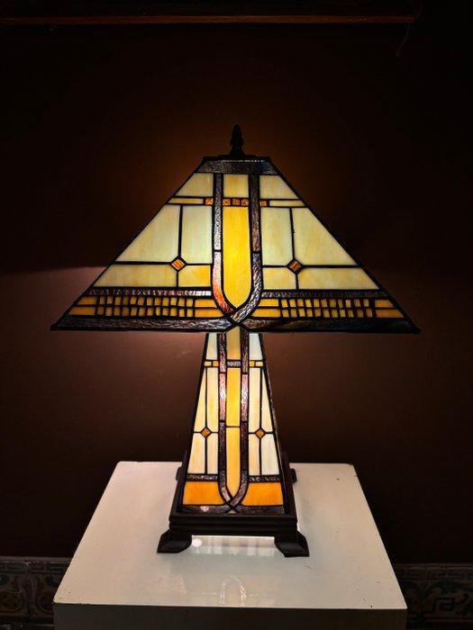 Tiffany - Lamp - Metaal, Glas, Antiek en Kunst, Curiosa en Brocante