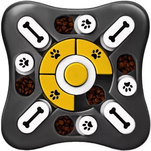 Interactieve hondenpuzzel en slow feeder anti schrokbak met, Dieren en Toebehoren, Overige Dieren-accessoires, Ophalen of Verzenden