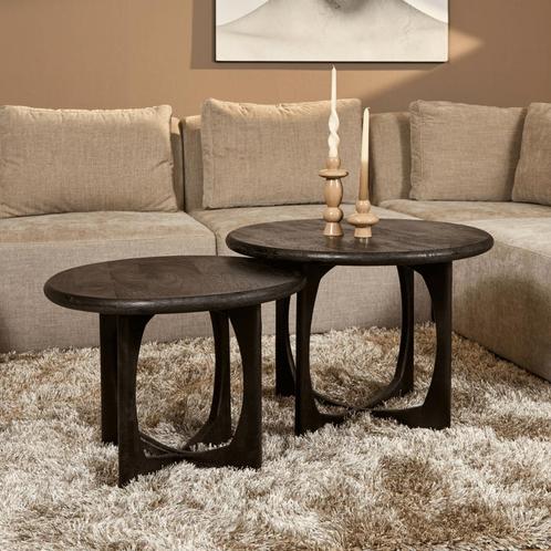 Salontafel Nova | Zwart | 70 cm, Huis en Inrichting, Tafels | Salontafels, Nieuw, Verzenden