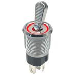ProRide Metalen Tuimelschakelaar 12-24V OFF-ON - Inbouw -, Doe-het-zelf en Verbouw, Elektra en Kabels, Verzenden, Nieuw