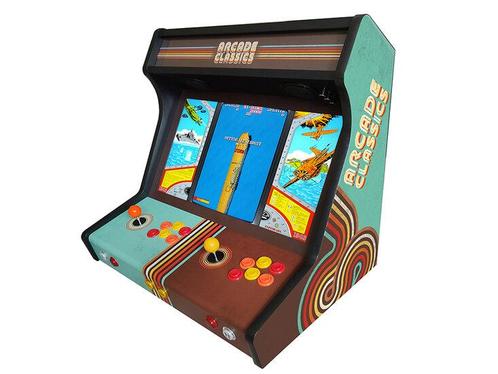 Premium Arcade Classics WBE Arcade Bartop met Multi Platf..., Spelcomputers en Games, Spelcomputers | Overige, Verzenden