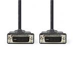 DVI-I kabel | Nedis | 2 meter (Dual Link, 100% koper, Zwart), Verzenden, Nieuw