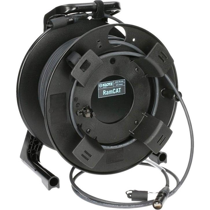 Klotz RC6EEW0500 RamCAT6 SF/UTP kabel etherCON 50m op haspel, Computers en Software, Pc- en Netwerkkabels, Verzenden