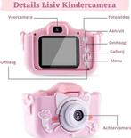 Lisiv ® Digitale Kindercamera HD 1080p Inclusief 64GB Micro, Ophalen of Verzenden, Zo goed als nieuw
