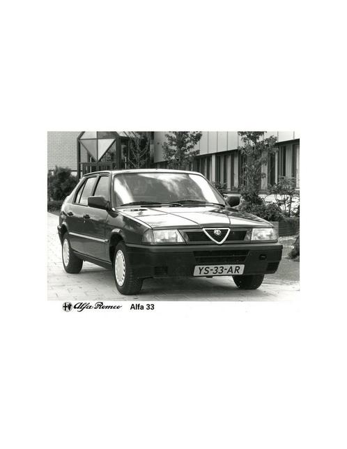 1990 ALFA ROMEO 33 PERSFOTO, Boeken, Auto's | Folders en Tijdschriften, Alfa Romeo