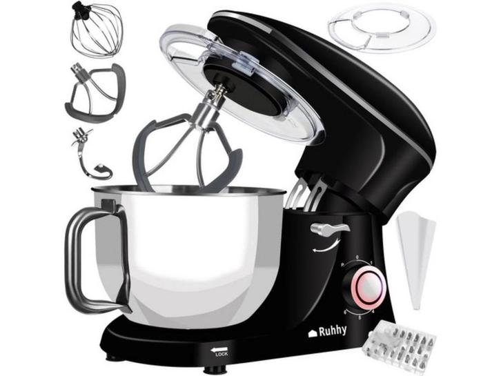 Ruhhy Keukenrobot 2200W - Keukenmachine met 6 snelheden -, Witgoed en Apparatuur, Keukenmixers, Zo goed als nieuw, Verzenden