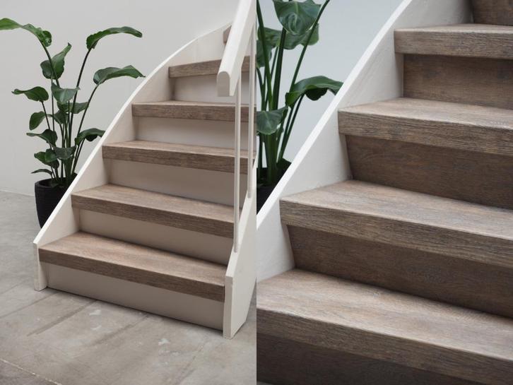 FABRIEKSLEEGVERKOOP! Licht eiken traprenovatie PVC, Huis en Inrichting, Stoffering | Vloerbedekking, Wit, Crème, Beige, Bruin