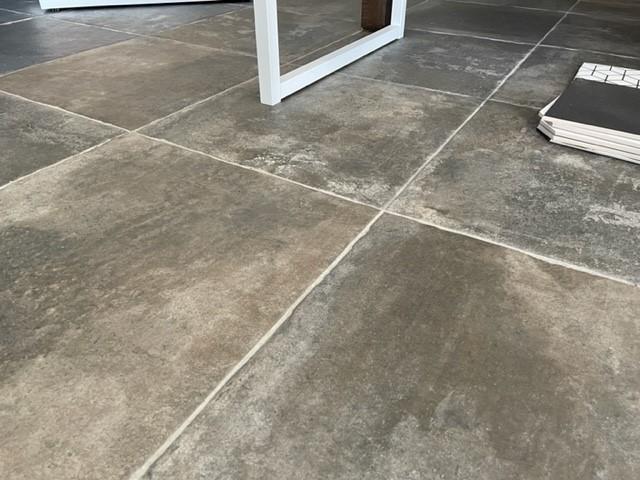 Castle stones taupe keramische kloostertegels 50x50 tegels, Doe-het-zelf en Verbouw, Tegels, 40 tot 60 cm, 40 tot 60 cm, Nieuw
