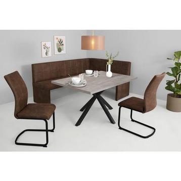 HELA Eethoek Spree Eettafel 140x90 cm met dikke rand, beschikbaar voor biedingen