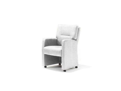 Eetkamerstoel Chello - eetkamerstoelen - Wit, Huis en Inrichting, Stoelen, Wit, Nieuw, Stof