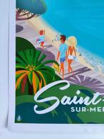 Monsieur Z - Originale Travel Poster  Saint-Cyr-sur-Mer