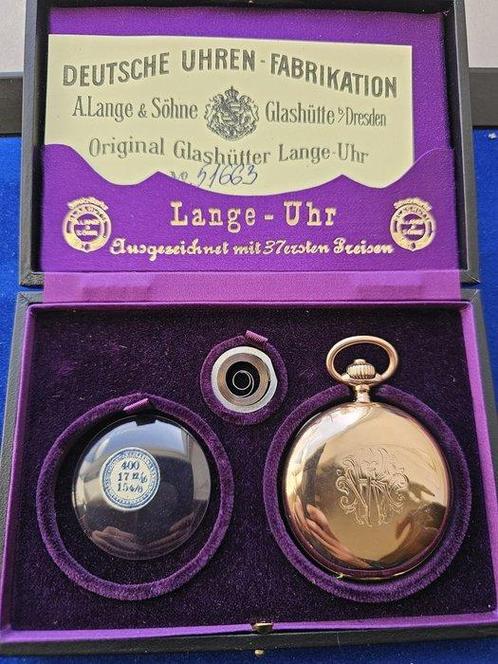 A. Lange & Söhne - Deutsche Uhrenfabrikation Glashütte 14K, Sieraden, Tassen en Uiterlijk, Horloges | Heren
