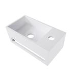 Fontein met Handdoekhouder Wiesbaden Solid Surface (kraangat, Ophalen of Verzenden, Nieuw, Bad